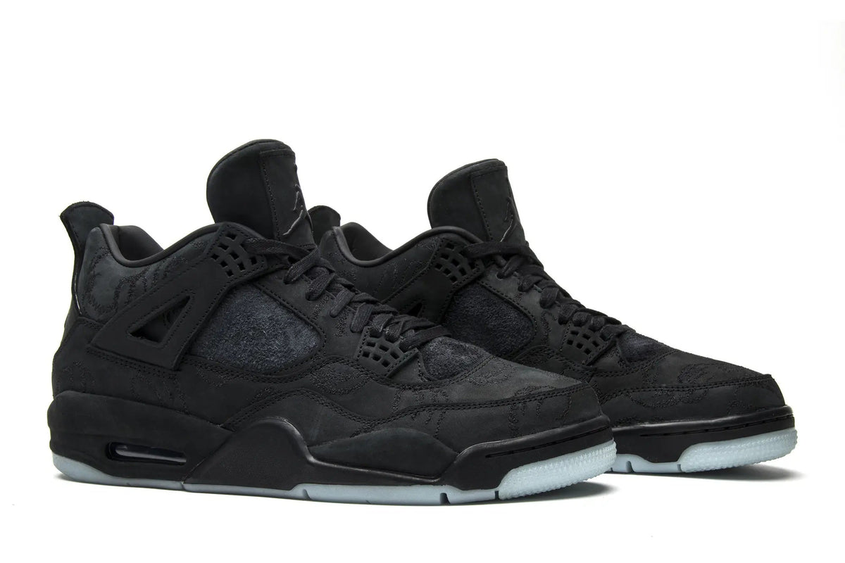 KAWS x Air Jordan 4 Retro Black - Iconic 2017 Collaboration