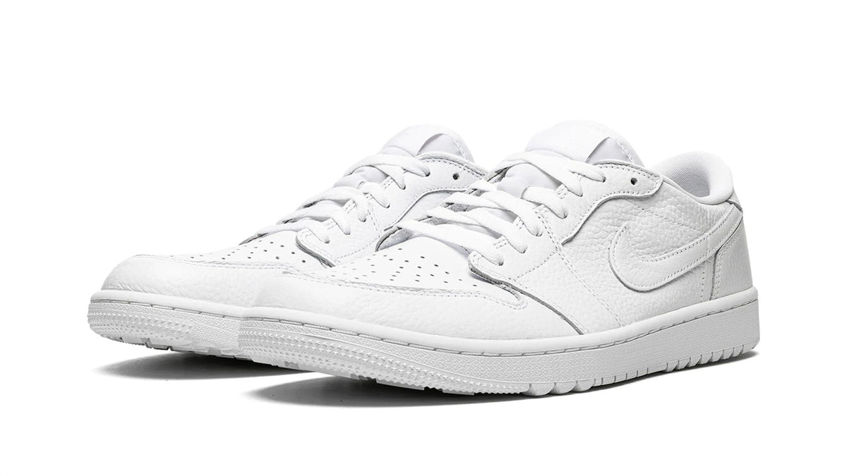 Air Jordan 1 Low Golf Triple White | Premium Golf Shoe