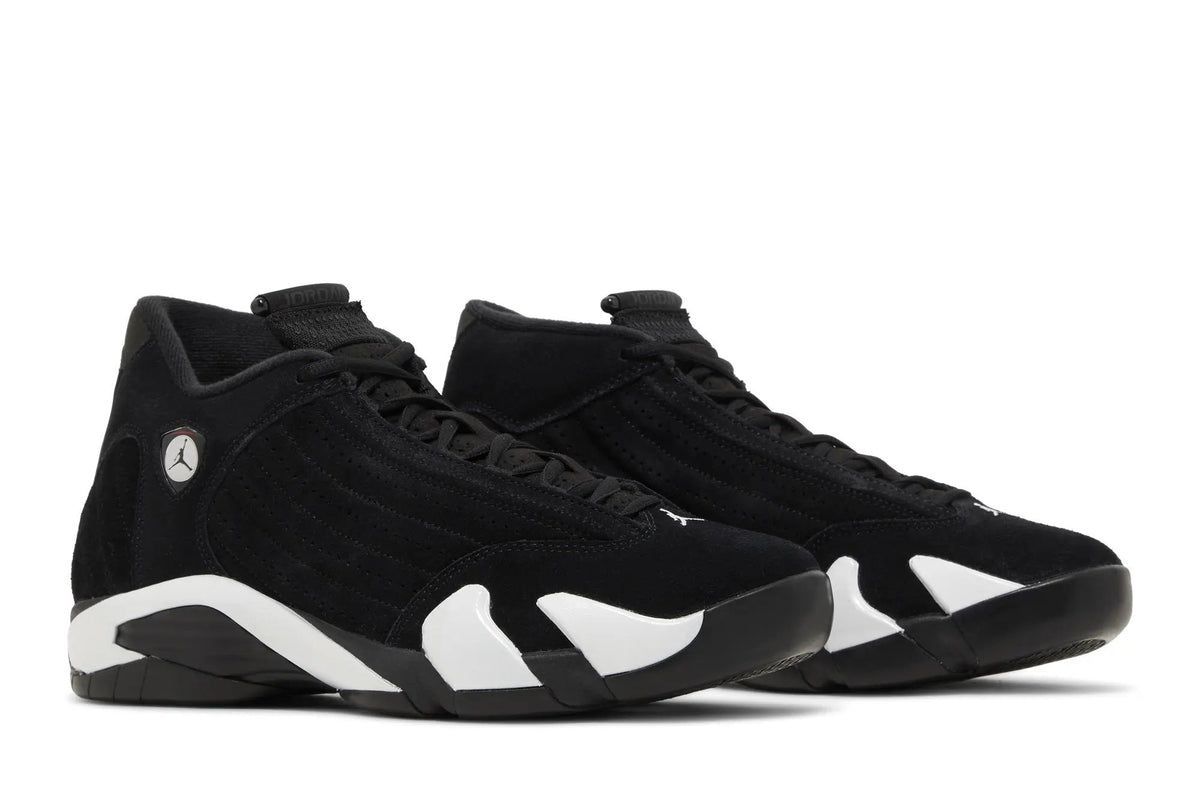 Jordan 14 Retro Black White - Classic Two-Tone Design with Zoom Air Cushioning
