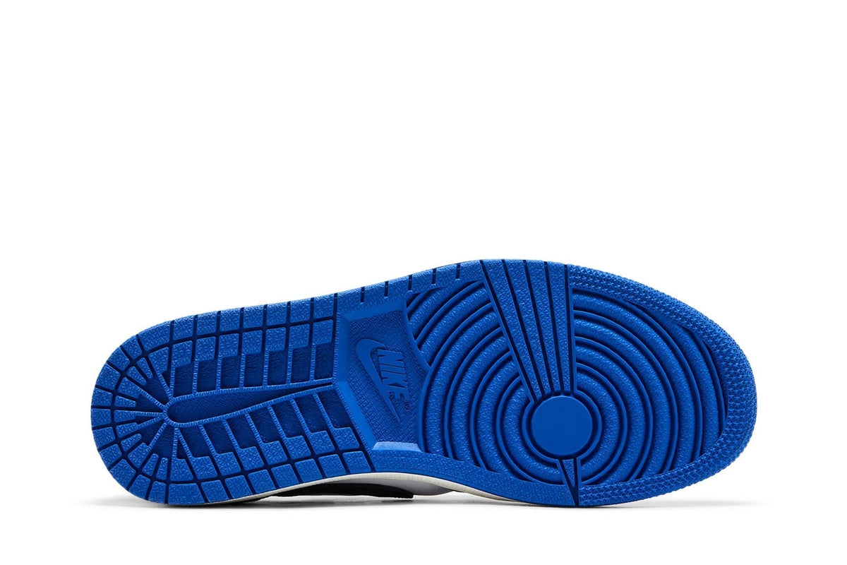 Air Jordan 1 Retro Low OG 'Game Royal' - White Leather with Royal Blue Accents