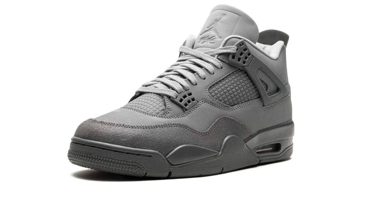 Air Jordan 4 Retro SE Paris Olympics Wet Cement - Classic Gray Suede & Leather Sneaker