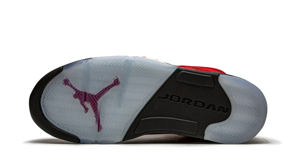 Air Jordan 5 Retro 'Raging Bull 2021' - Iconic Red Suede Sneaker